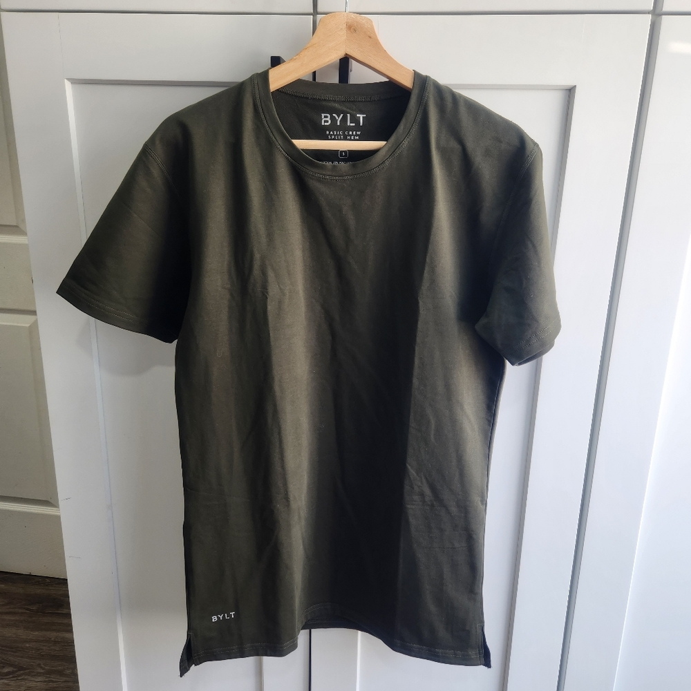 Bylt Basic Crew Split Hem Lux Tee Small - image 5